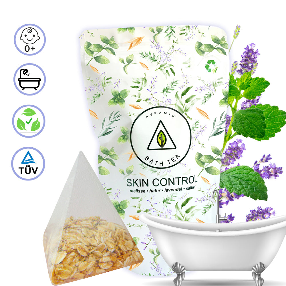 Anti acne and oily skin | relieves inflammation and irritation - Skin Control Bath Bags: 23 pieces | Free shipping |