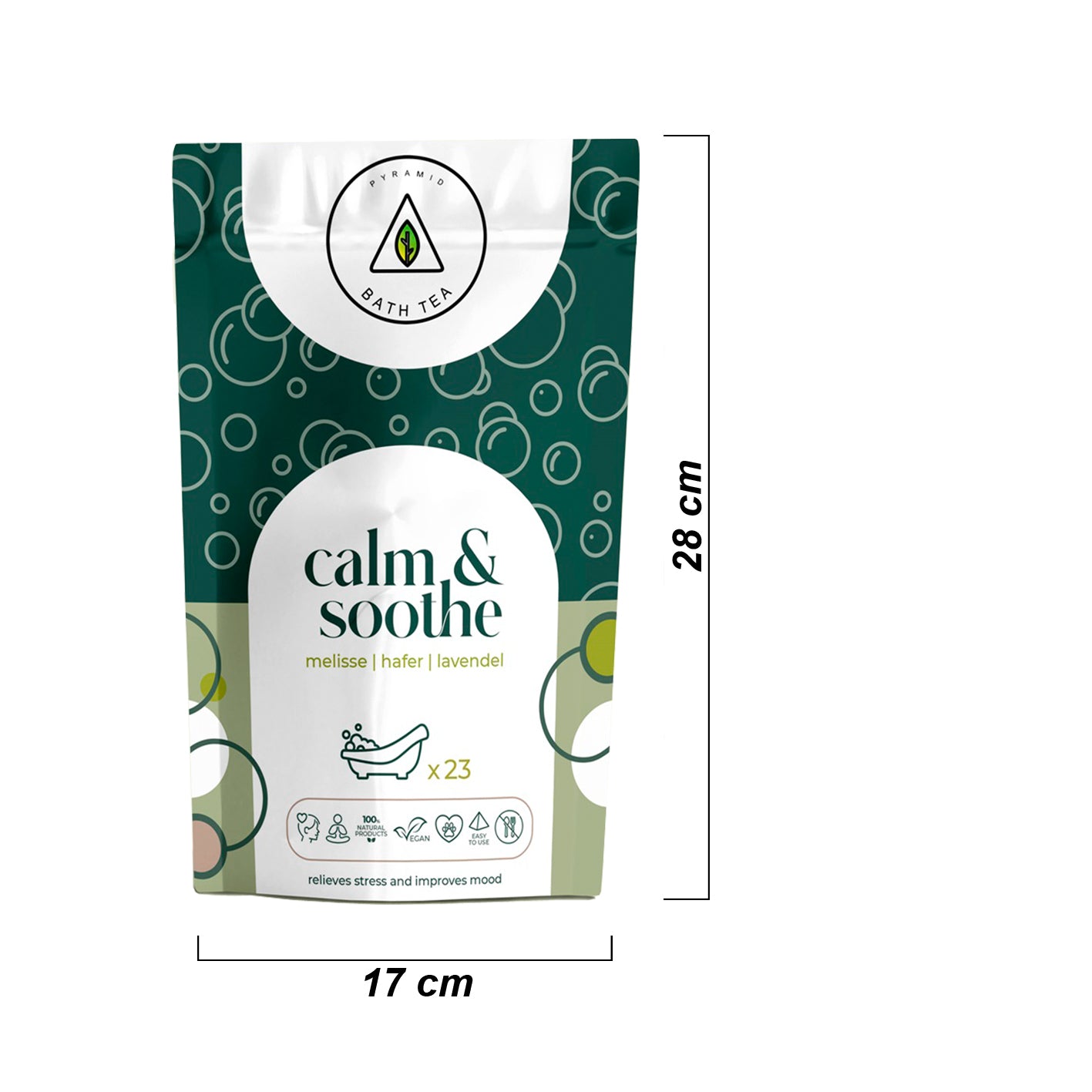 Natural RELAXING Wellness Calm &amp; Soothe Organic Bath Bags: 23 Count | Free Shipping 